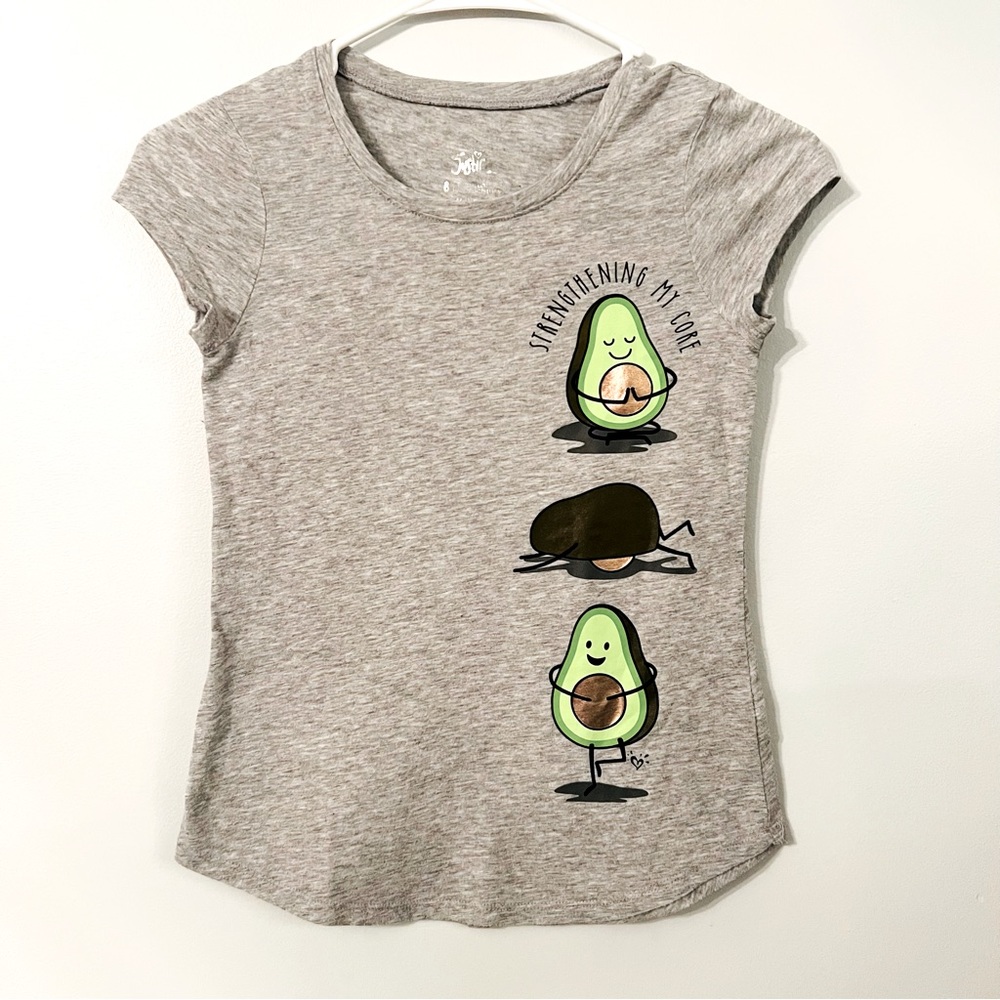 ❌SOLD❌ Justice Avocado Yoga Graphic Tee